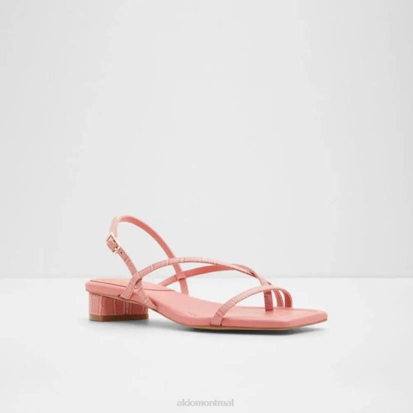 Aldo footwear sale VD8R4945 Aldo Darelle sandale à talon et lanières pour femme autre rose mode