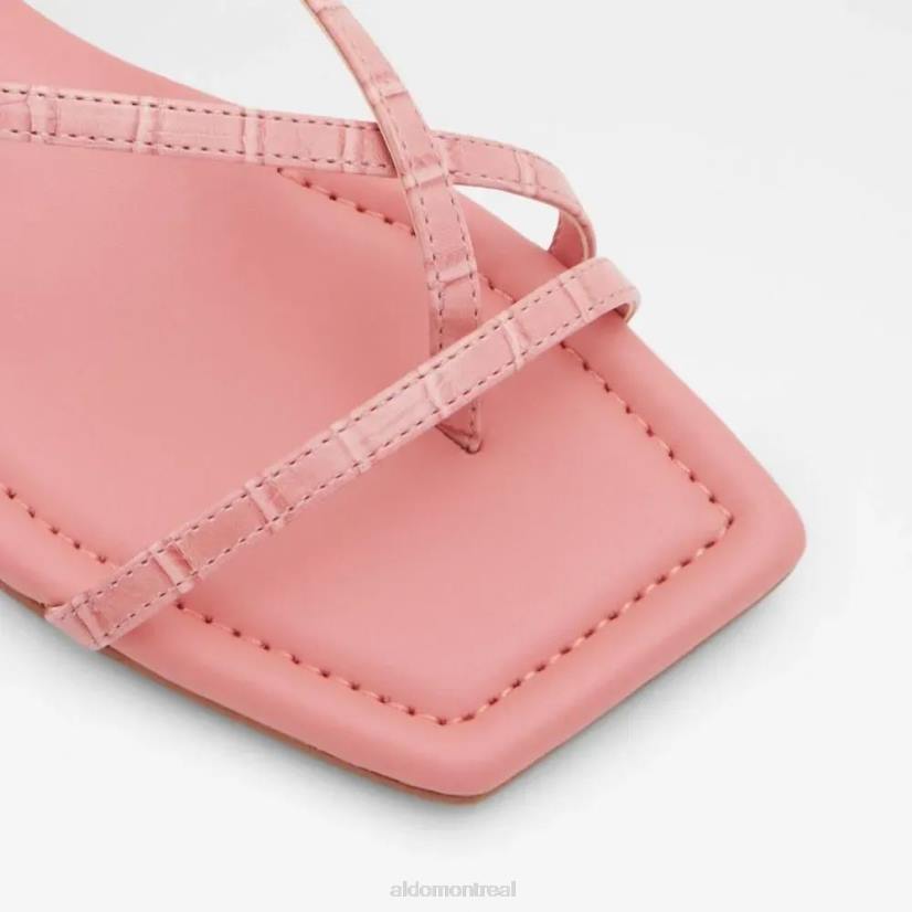 Aldo footwear sale VD8R4945 Aldo Darelle sandale à talon et lanières pour femme autre rose mode
