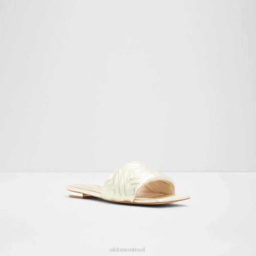 Aldo footwear sale VD8R4960 Aldo sandale à talon plat pour femme cleona dorée à la mode