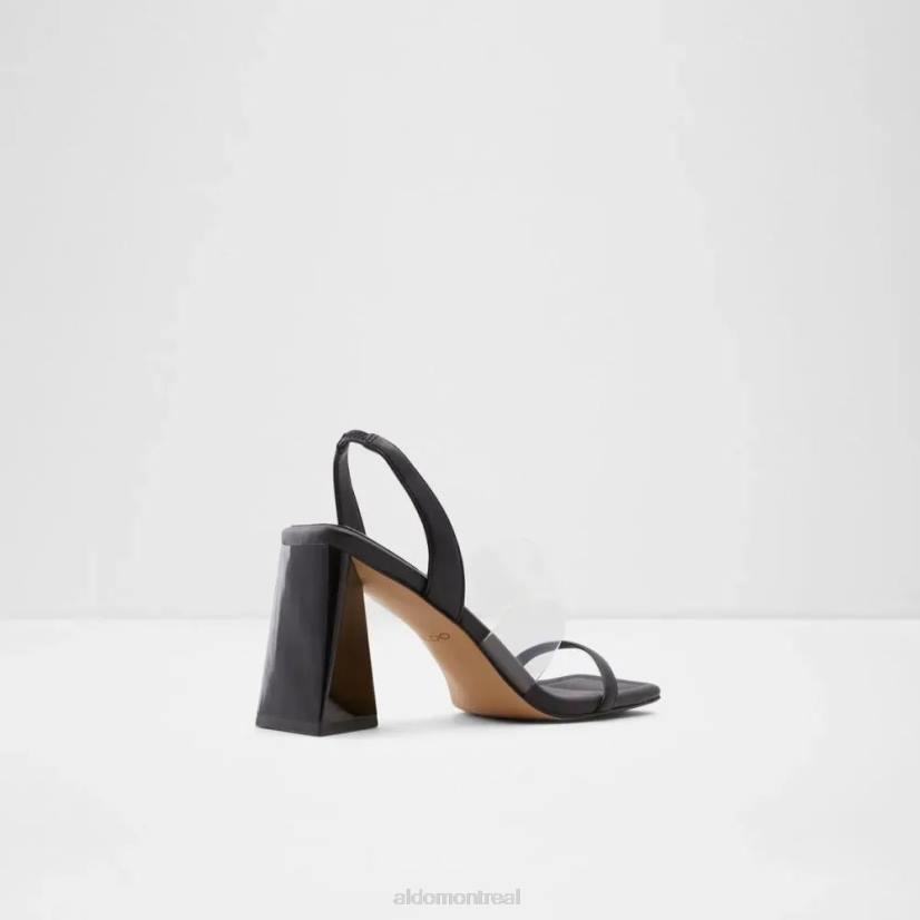 Aldo footwear sale VD8R5000 Aldo fashion eliss sandale à talon carré pour femme noir