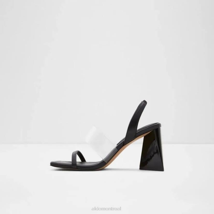 Aldo footwear sale VD8R5000 Aldo fashion eliss sandale à talon carré pour femme noir