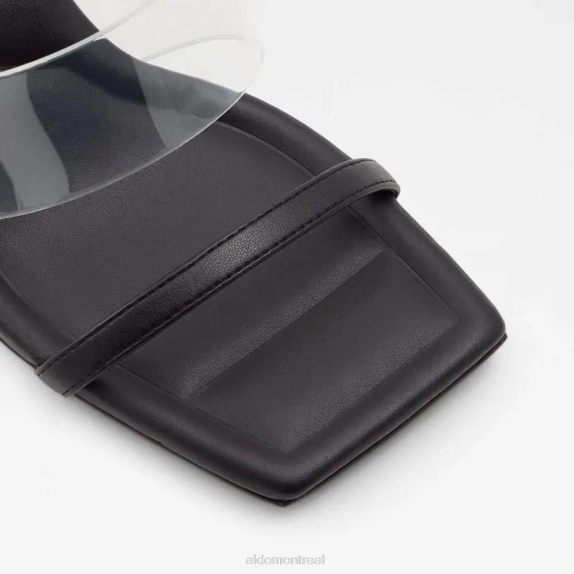 Aldo footwear sale VD8R5000 Aldo fashion eliss sandale à talon carré pour femme noir