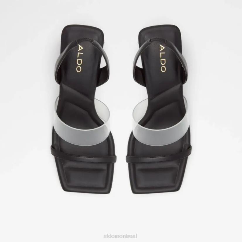 Aldo footwear sale VD8R5000 Aldo fashion eliss sandale à talon carré pour femme noir