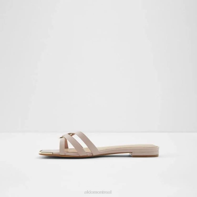 Aldo footwear sale VD8R5005 Aldo mode kedauwen sandale plate pour femme rose clair