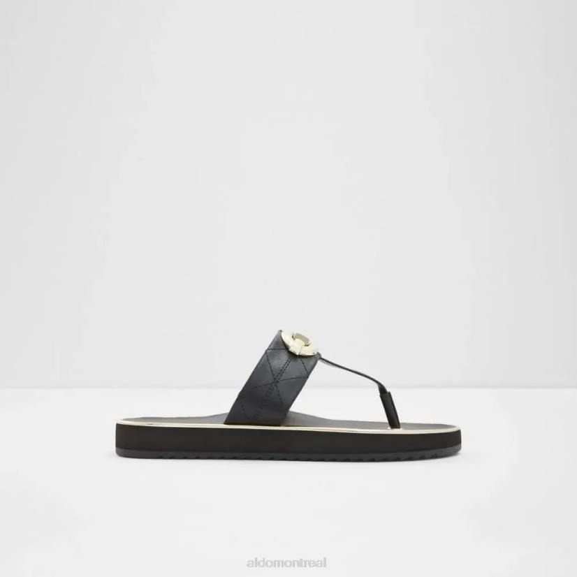 Aldo footwear sale VD8R5025 Aldo Searene tong femme sandale de plage mode noir