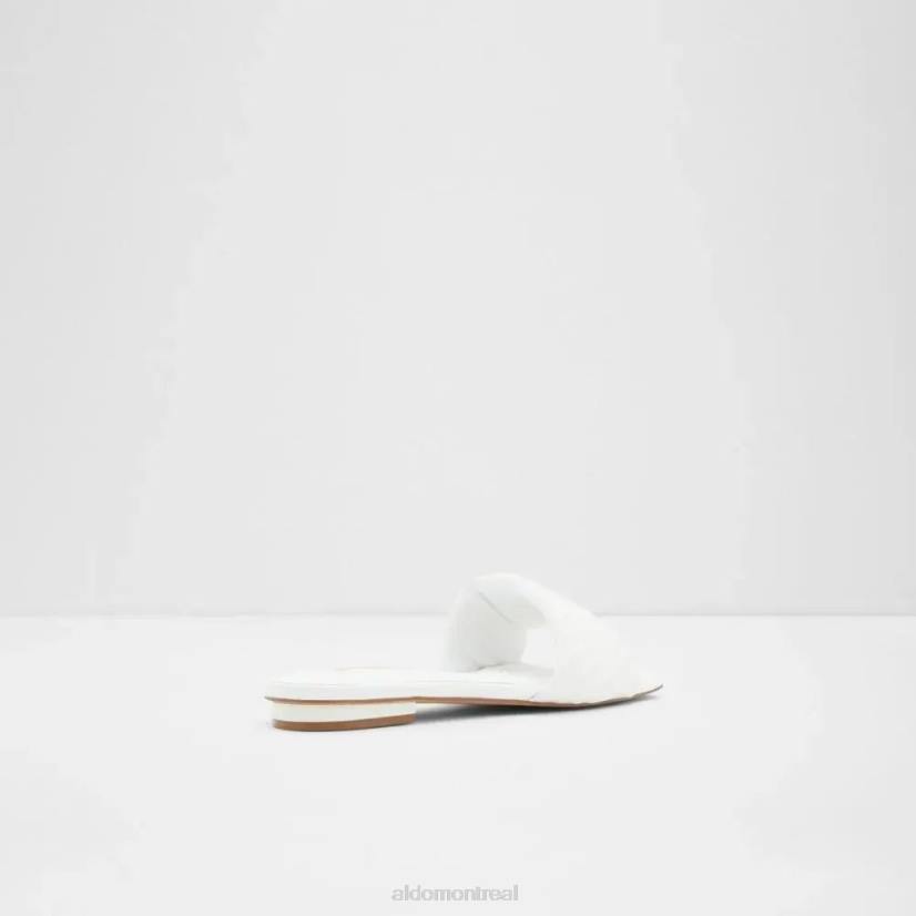 Aldo footwear sale VD8R5030 Aldo sandale à talon plat femme cleona fashion blanche