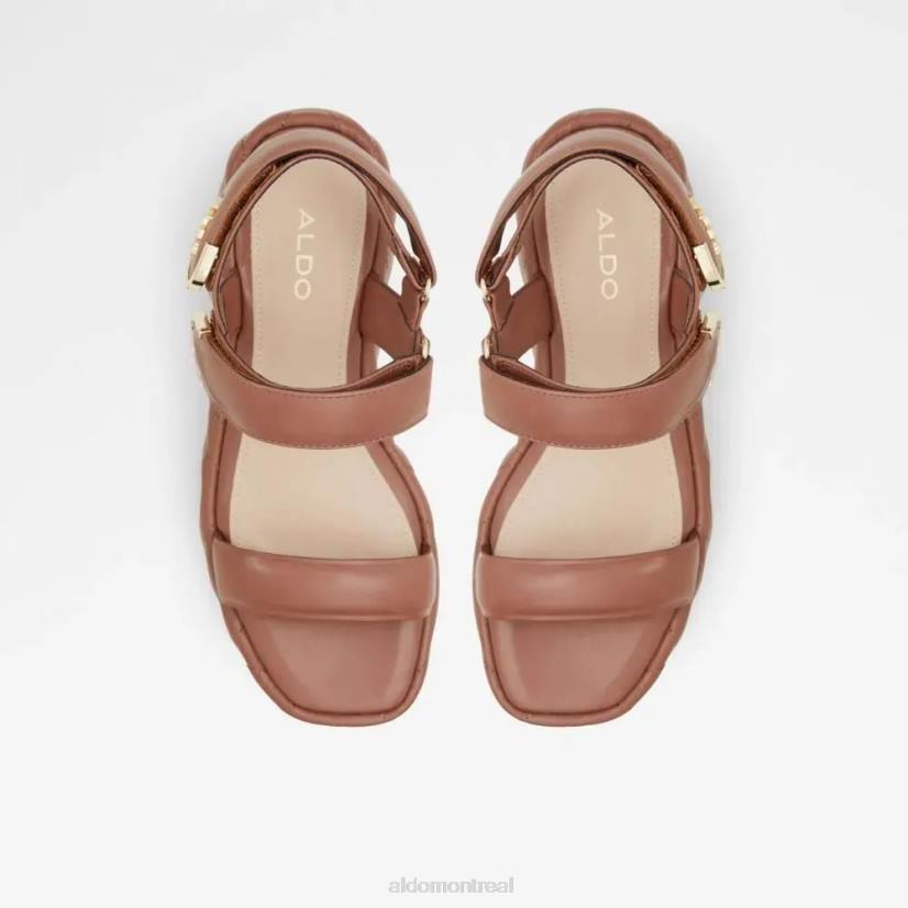 Aldo footwear sale VD8R5050 Aldo eroellan sandale flatfowedge pour femme rouille mode