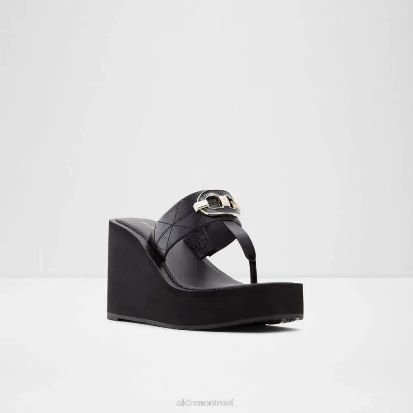 Aldo footwear sale VD8R5060 Aldo sandale de plage tong femme sunseek noir mode
