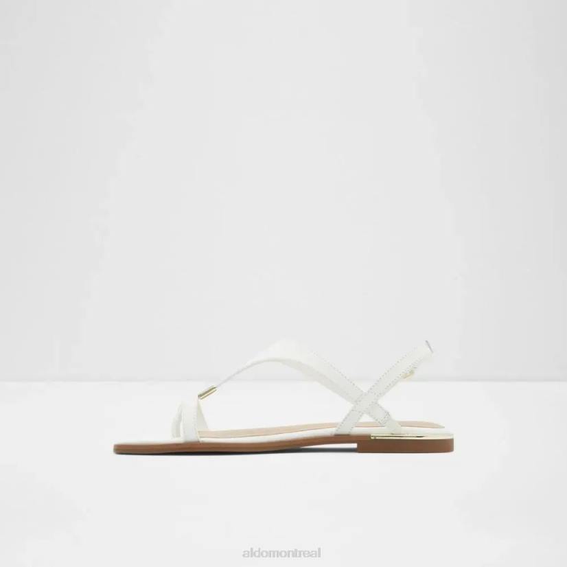 Aldo footwear sale VD8R5075 Aldo legadith sandale tong plate pour femme mode blanc