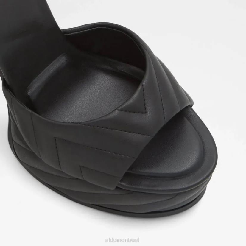 Aldo footwear sale VD8R5725 Aldo sandale à plateforme matelassée pour femme milena noire