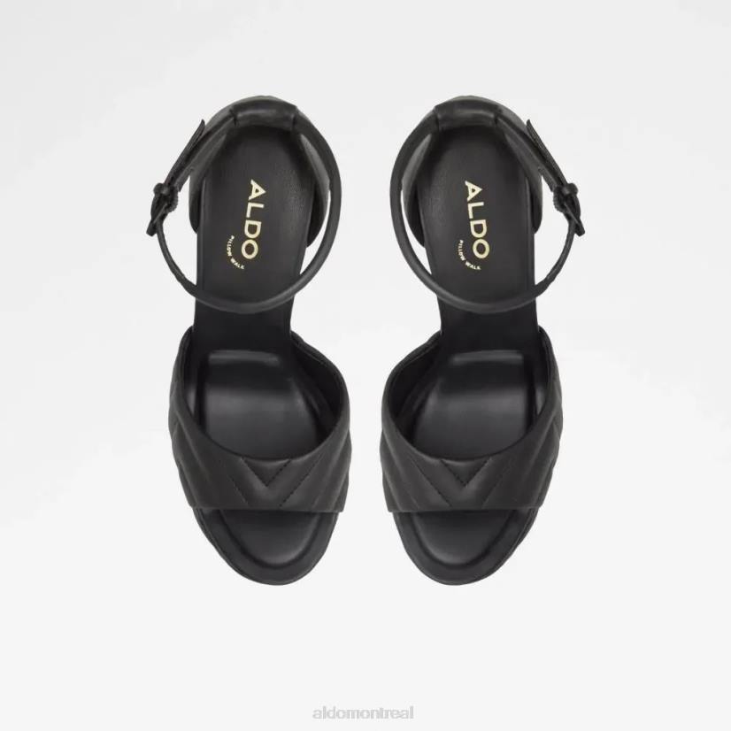 Aldo footwear sale VD8R5725 Aldo sandale à plateforme matelassée pour femme milena noire