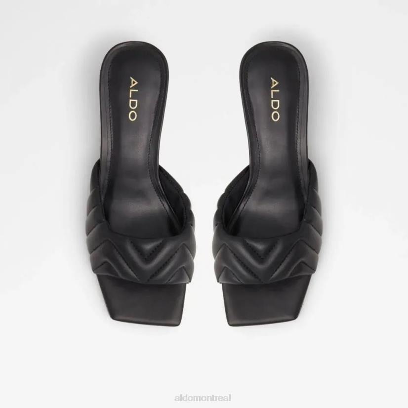 Aldo footwear sale VD8R5765 Aldo sandale femme celesta noire à talon bloc bas mode