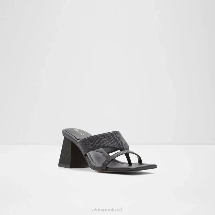Aldo footwear sale VD8R5790 Aldo coasa sandale bloc bout carré pour femme noir mode