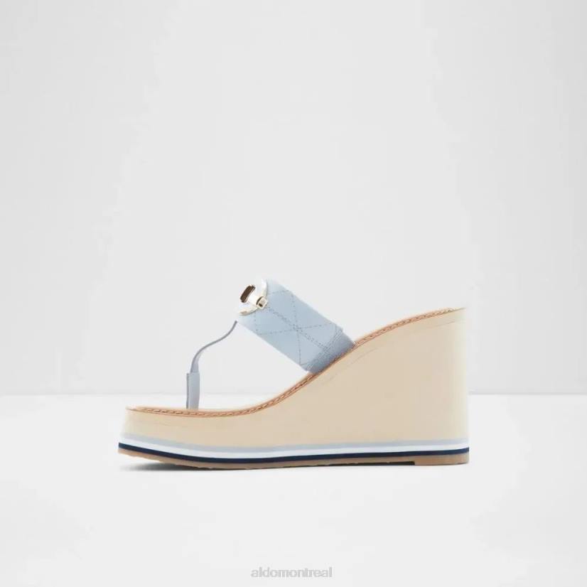 Aldo footwear sale VD8R5825 Aldo sandale de plage compensée femme sunseek mode bleu