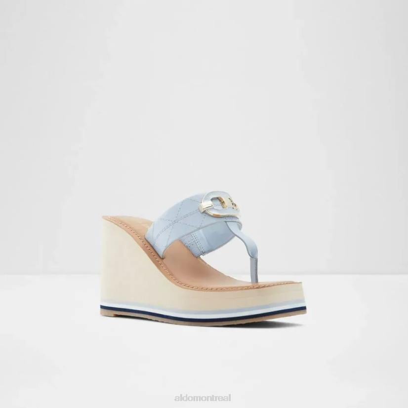 Aldo footwear sale VD8R5825 Aldo sandale de plage compensée femme sunseek mode bleu