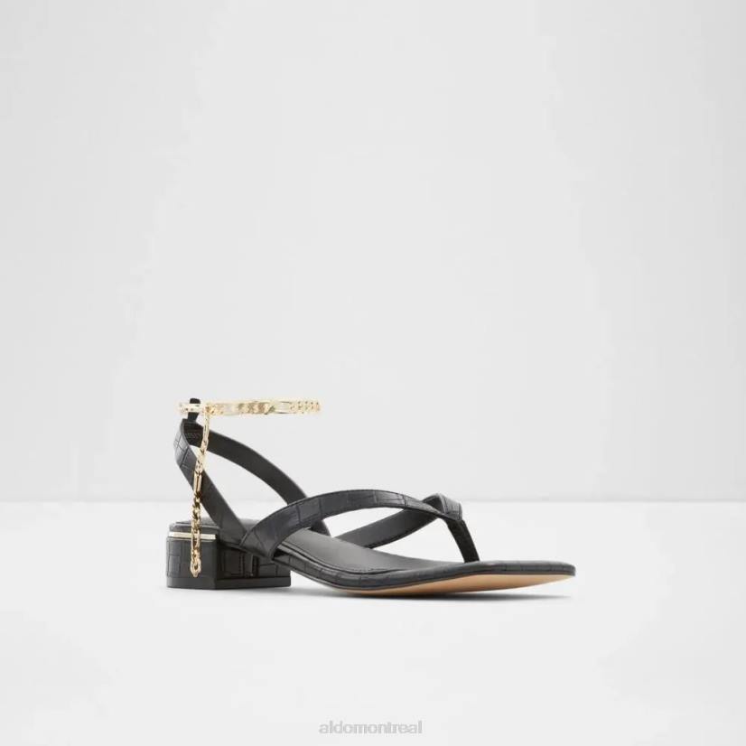 Aldo footwear sale VD8R5870 Aldo agralella sandale à talon bloc pour femme noir mode