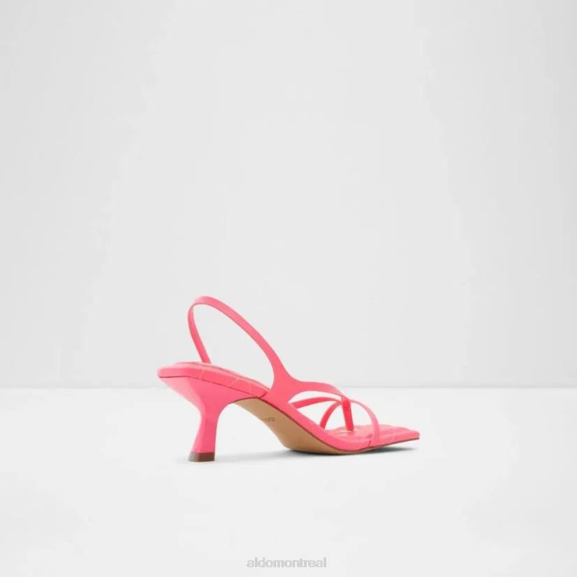 Aldo footwear sale VD8R5890 Aldo sandale à enfiler à lanières pour femme loni rose vif mode