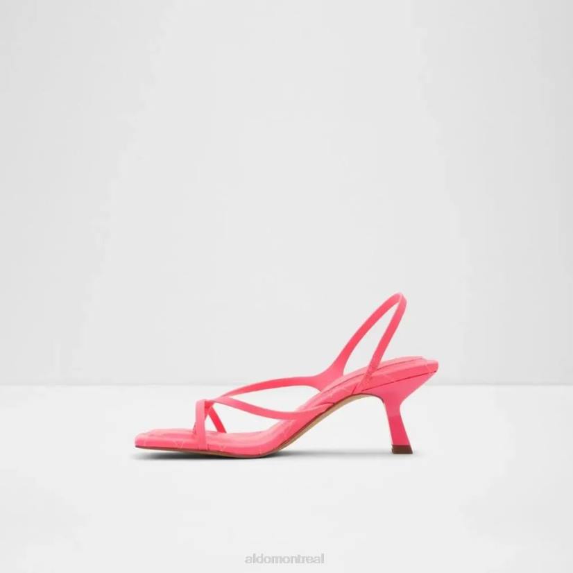 Aldo footwear sale VD8R5890 Aldo sandale à enfiler à lanières pour femme loni rose vif mode