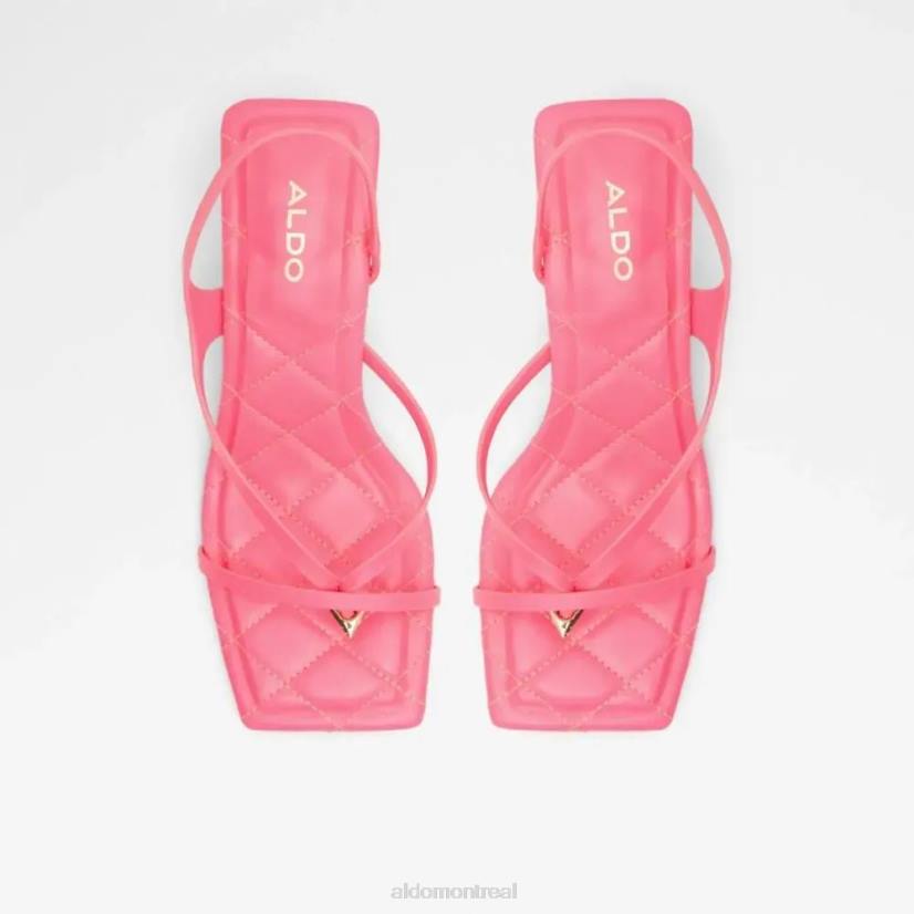 Aldo footwear sale VD8R5890 Aldo sandale à enfiler à lanières pour femme loni rose vif mode