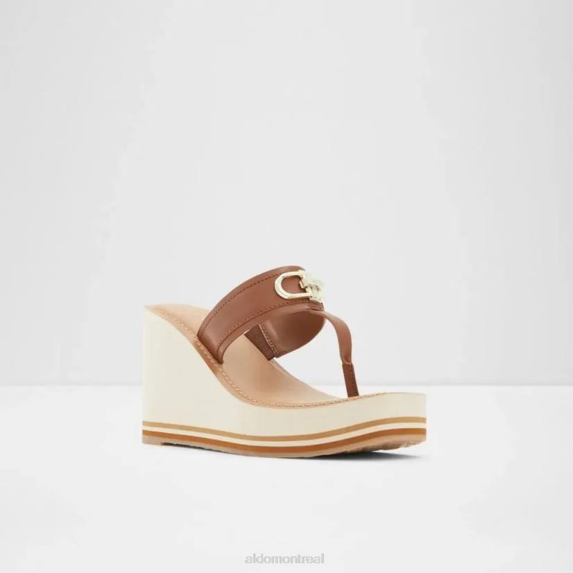 Aldo footwear sale VD8R6035 Aldo cognac fashion macarenia sandale compensée femme