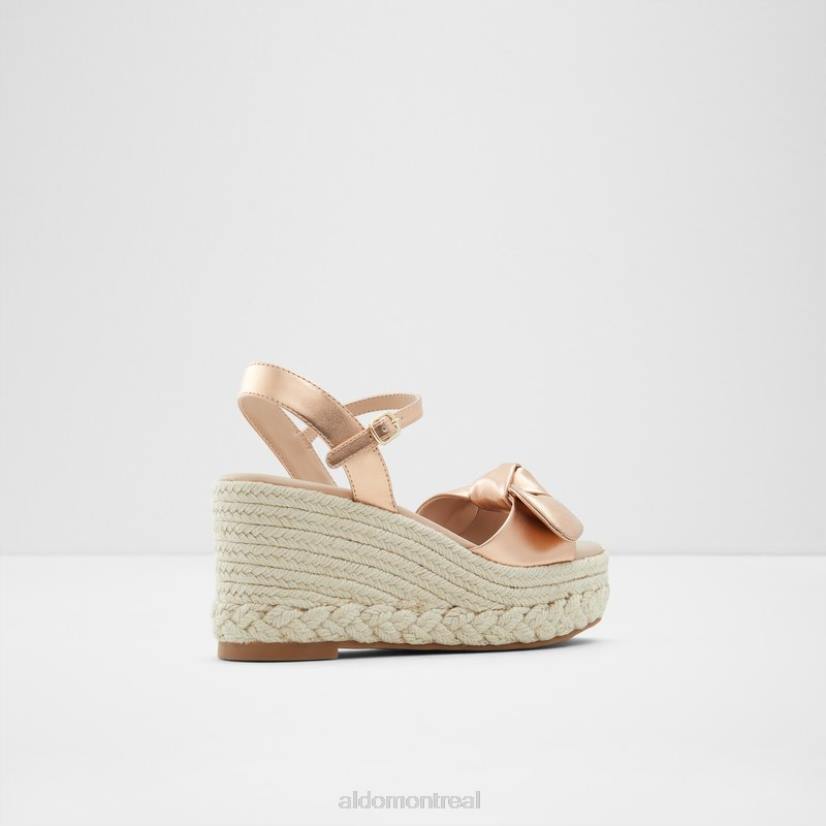 Aldo footwear sale VD8R655 Aldo macramé à la mode en or rose