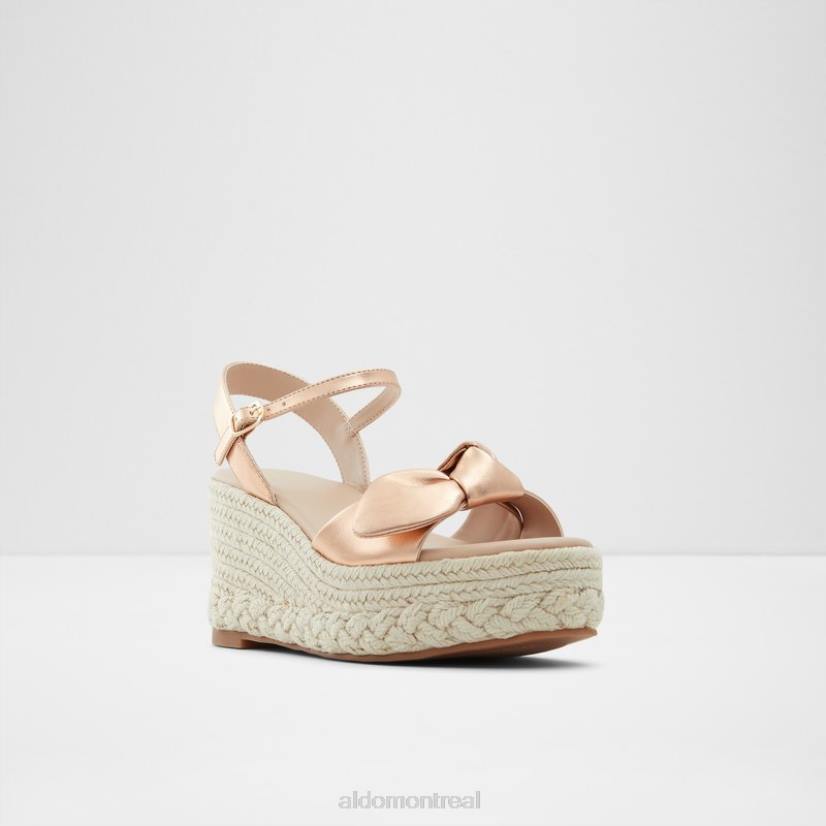 Aldo footwear sale VD8R655 Aldo macramé à la mode en or rose