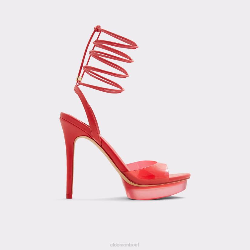 Aldo footwear sale VD8R7200 Aldo bossis sandales à talons mode rouge