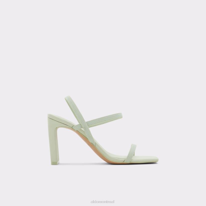 Aldo footwear sale VD8R9585 Aldo mode okurr lanières talon haut sandale bloc talon vert vif