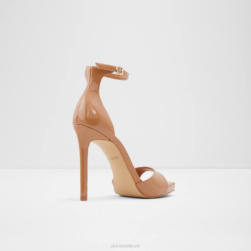 Aldo footwear sale VD8R9610 Aldo Livia sandale à talons hauts plateforme mode cognac