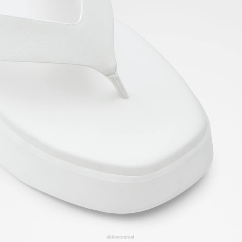 Aldo footwear sale VD8R9805 Aldo sandale compensée delphy à la mode blanche