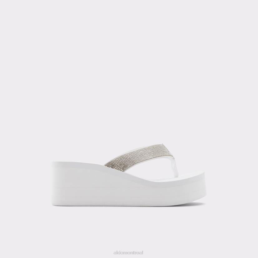Aldo footwear sale VD8R9810 Aldo chima tongs blanc mode