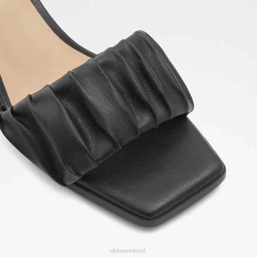Aldo france VD8R5086 Aldo sandale à talon bloc pour femmes adreran noires à la mode