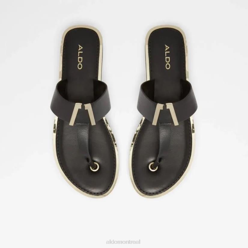 Aldo france VD8R5091 Aldo malibu tong plate sandale femme mode noir