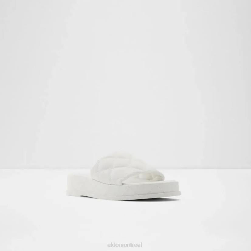 Aldo france VD8R5131 Aldo Sandale à glissière légère pour femmes à carreaux de mode blancs