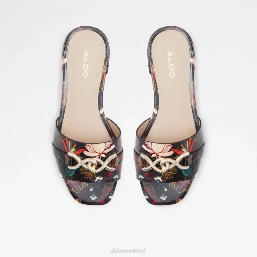 Aldo france VD8R5716 Aldo autre-noir mode hayhar sandale à glissière pour femmes
