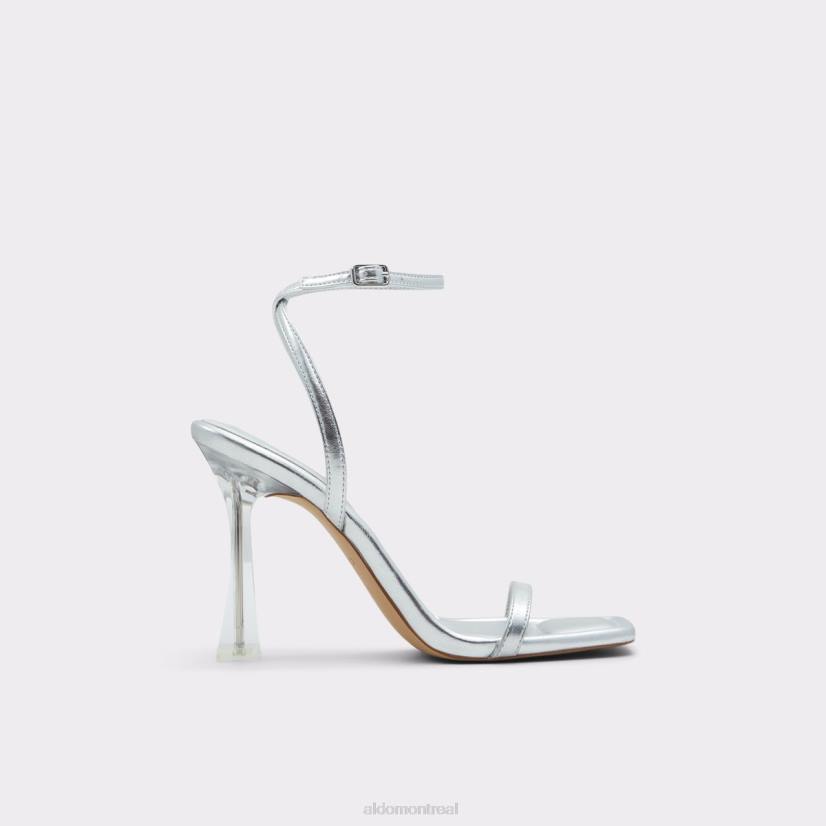Aldo france VD8R9226 Aldo Nouveauté vivanti bride à la cheville sandale à talons mode argent
