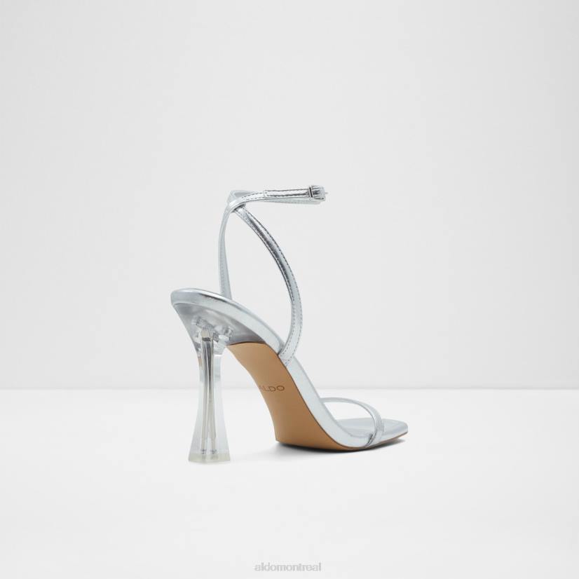 Aldo france VD8R9226 Aldo Nouveauté vivanti bride à la cheville sandale à talons mode argent