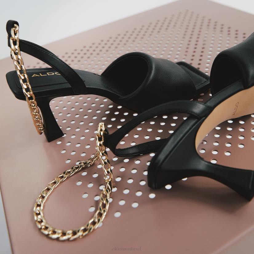 Aldo france VD8R9836 Aldo tokyo noir talon haut sandale talon aiguille mode