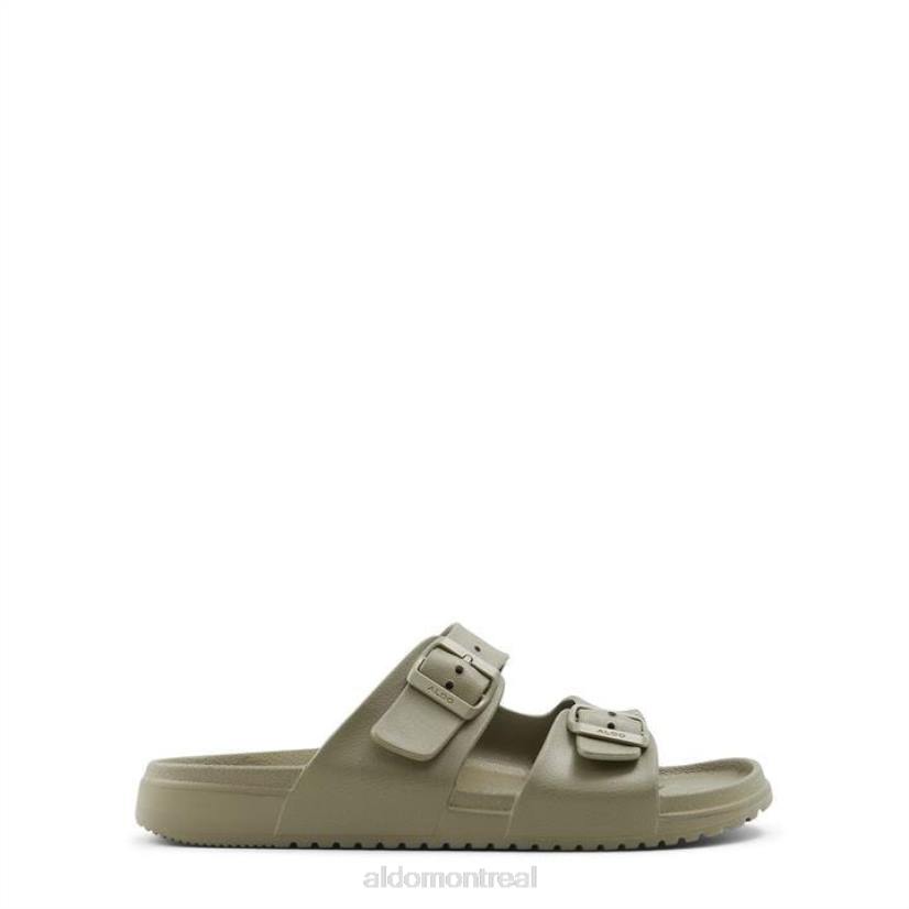 Aldo france chaussures homme VD8R11713 Aldo sandales plates hideo kaki à la mode