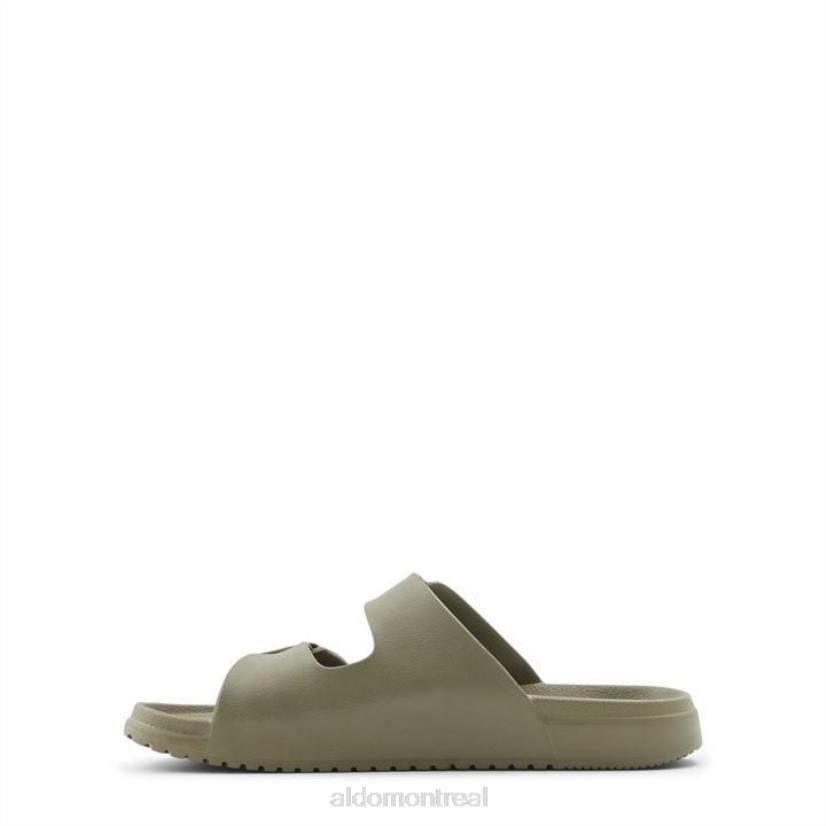 Aldo france chaussures homme VD8R11713 Aldo sandales plates hideo kaki à la mode