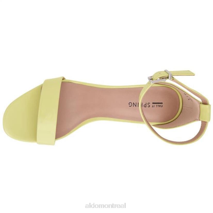 Aldo france chaussures homme VD8R11733 Aldo ahlberg sandales à talons mode femme vert clair