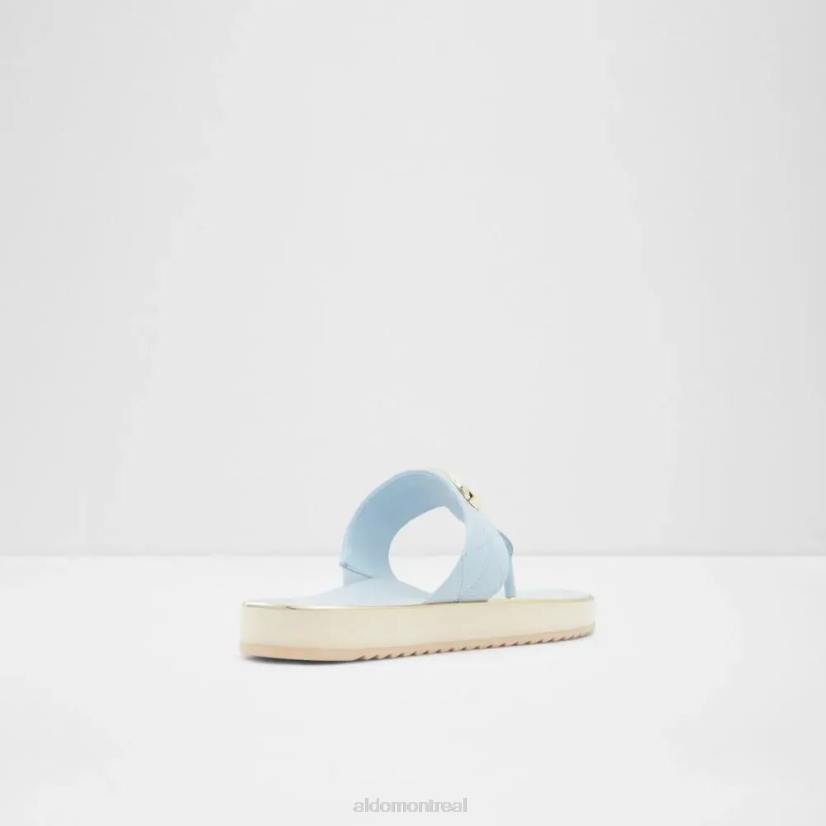 Aldo france chaussures homme VD8R5023 Aldo Sandale de plage tongs pour femmes, bleu Searene, à la mode