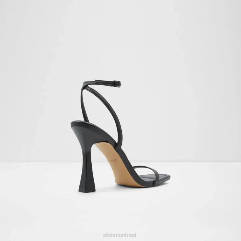 Aldo france chaussures homme VD8R5038 Aldo chaussure à talons avec bride à la cheville pour femme vivantei noire à la mode