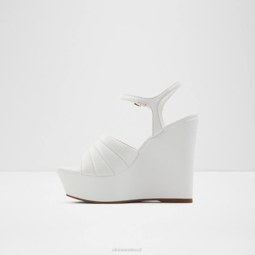 Aldo france chaussures homme VD8R9598 Aldo Sandale à talons compensés blanche fashion Parri