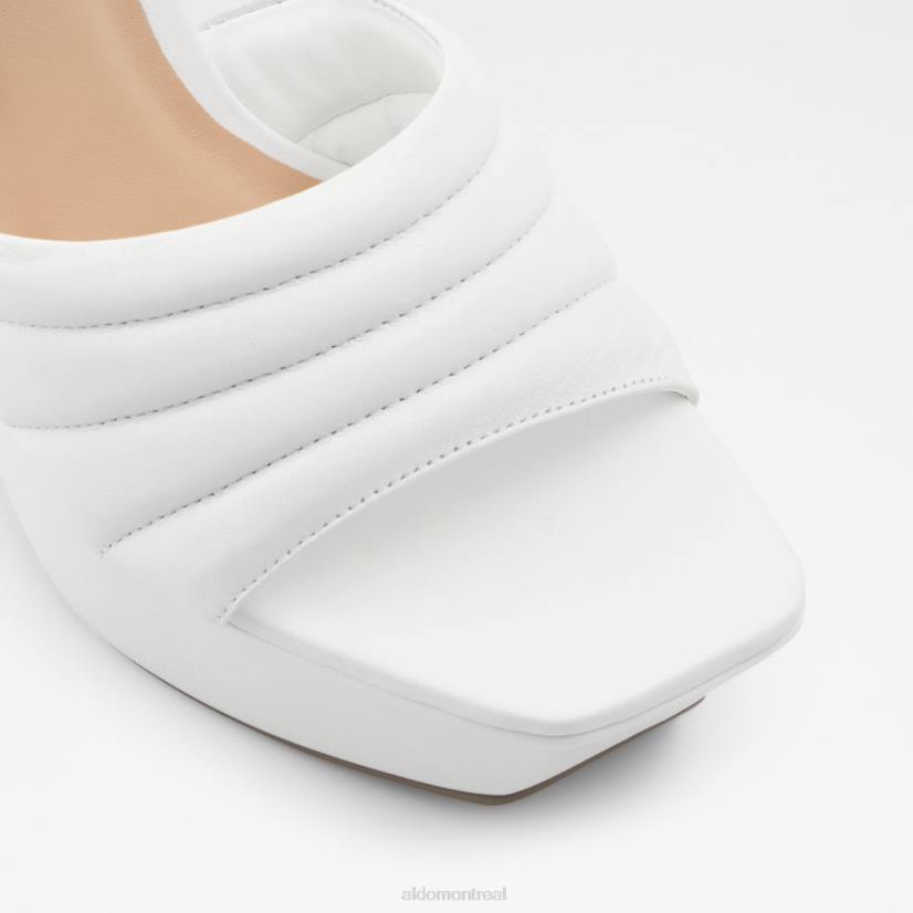 Aldo france chaussures homme VD8R9598 Aldo Sandale à talons compensés blanche fashion Parri
