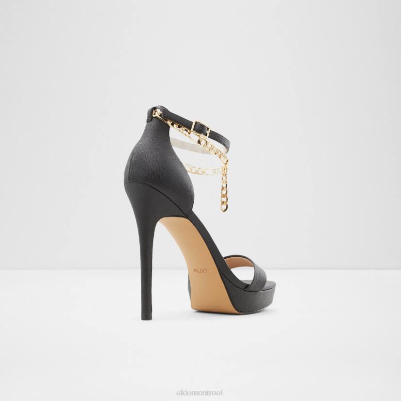 Aldo france sac VD8R7217 Aldo scarlettchain sandales à talons mode noir