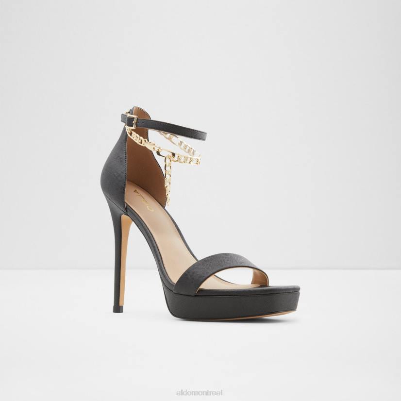 Aldo france sac VD8R7217 Aldo scarlettchain sandales à talons mode noir
