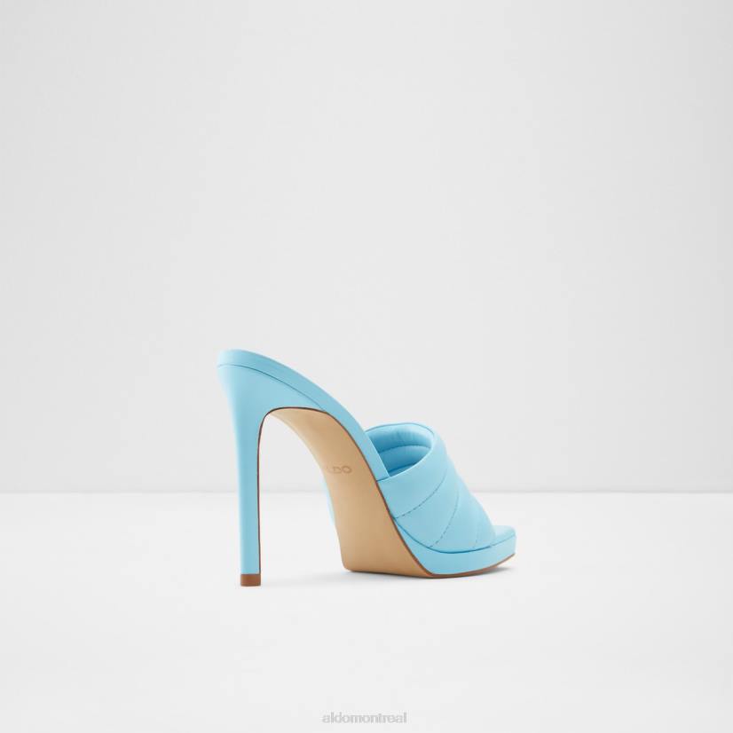 Aldo footwear VD8R3494 Aldo Mule à talons Gennia bleu vif, plateforme à talons aiguilles