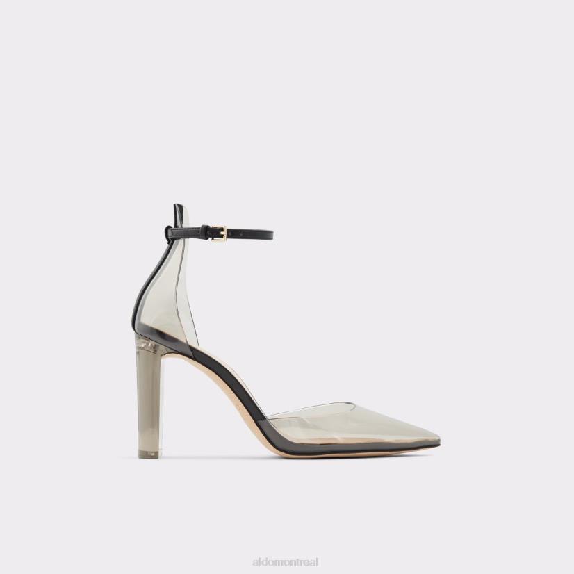 Aldo footwear VD8R9539 Aldo Deedee chaussure à talons à lanières semelle cuvette noir mode
