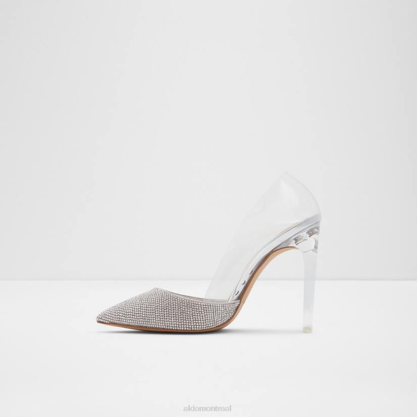 Aldo footwear VD8R9544 Aldo chaussure à talons hauts violetta argentée à la mode